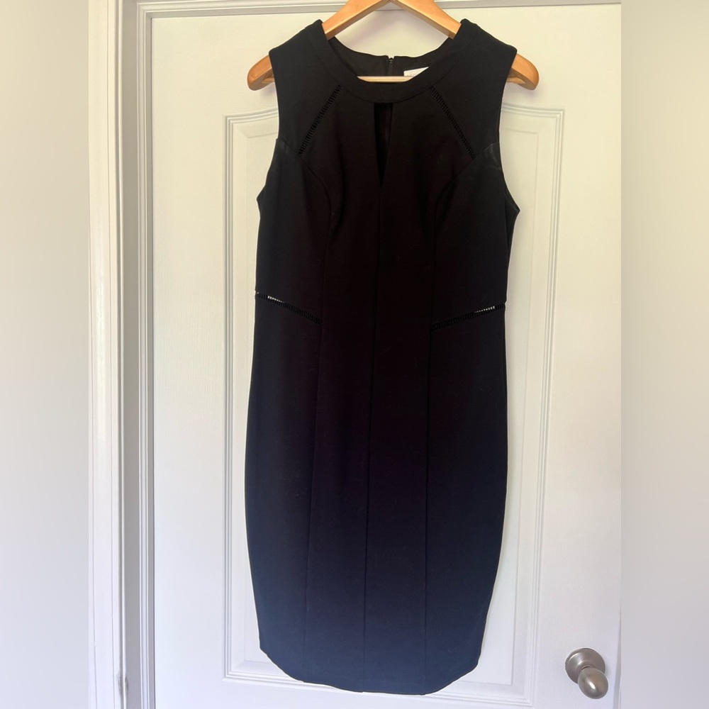 Black midi business casual dress NWOT